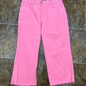 Judy Blue Wide Leg Crop 14W